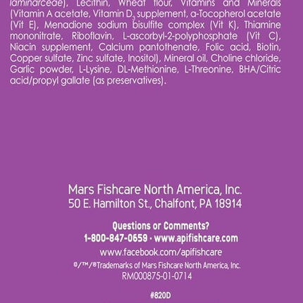 API TROPICAL FLAKES Fish Food 5.7-Ounce Container