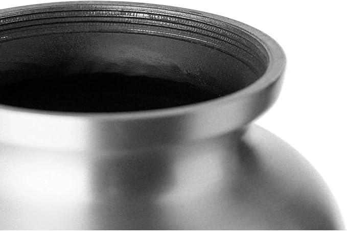 Ottillie Paws Elite Series Personalized Pet Urn for Dogs and Cats - Pet Memorial Urns with Custom Engraving (Pewter, Horizontal, Brass, Medium)