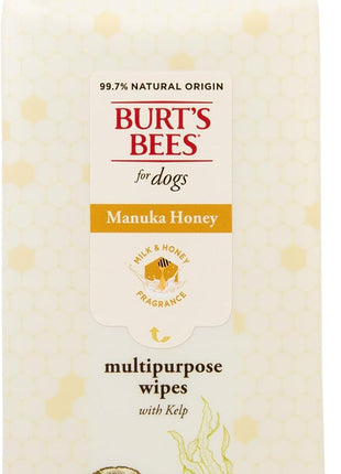 Burt’s Bees Manuka Honey Multipurpose Wipes with Kelp, 50 Count