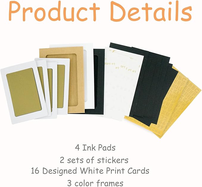 Inkless Paw Print Kit,Dog Paw Print Kit,Dog Nose Print Kit,Clean Touch Ink Pads and Imprint Cards,Pet Paw Print Impression Kit for Dogs Cats Footprint Keepsake