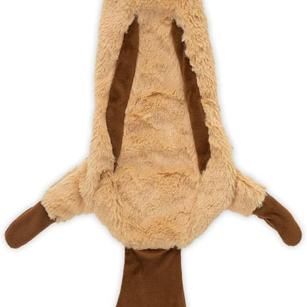 Best Pet Supplies Squeaky Dog Toys with Soft Durable Fabric for Small, Medium and Large Pets Interactive Toy for Indoor Play, Supports Active Biting and Play - Squirrel, Large