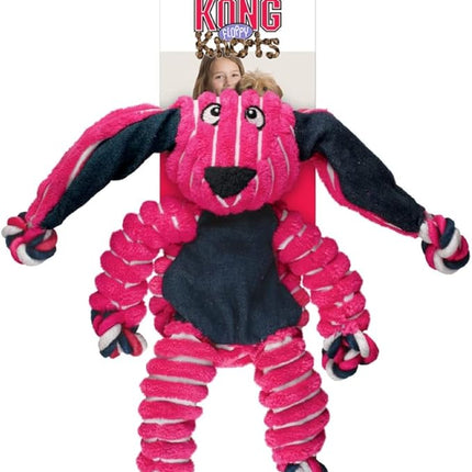 KONG Floppy Knots - Knotted Rope Dog Toy Entices Play - Tug Toy Satisfies Natural Instincts - Dog Supplies with Floppy Design & Minimal Stuffing - Bunny, For Medium/Large Dogs