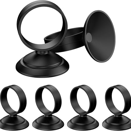 Pawfly 6 Pcs Fish Tank Tube Light Suction Cups Aquarium Suction Cups for 1" to 1.5" Wide Aquarium Tube Light Holders Suckers with 1 Inch Elastic Rubber Ring (Not for Airline Tubing)