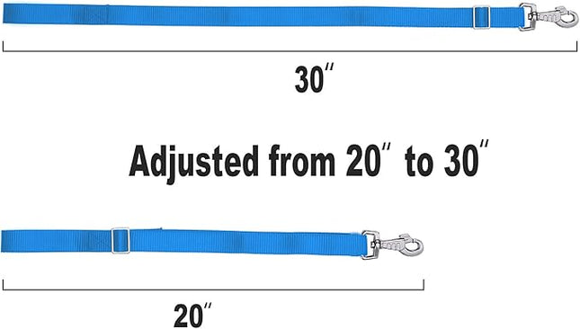 Rosemarie Horse Bucket Strap Hangers,Horse Suppliers Adjustable Nylon Straps up to 700 lbs for Hay Nets, Water Buckets,Hanging-Pratical and Easy Use(4 Pack) (Blue)