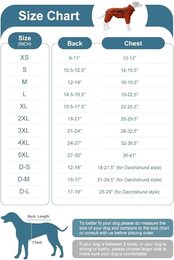 Lovelonglong Dog Coat, Red, S (Back 11", Chest 14.5"), Waterproof, Reflective, Windproof, Adjustable, Modern, Dog Winter, Small Medium Large Dogs, Cotton with Waterproof Outer Layer