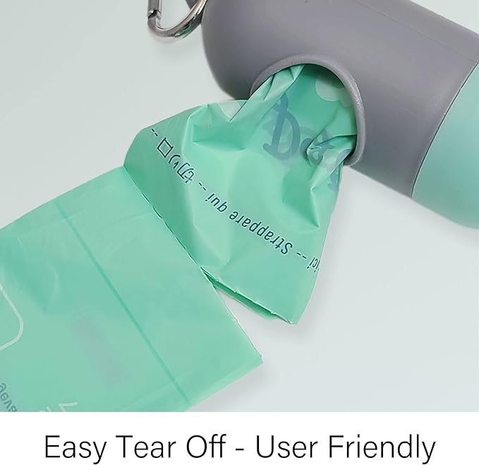 Dog Poop Bags, Poop Bags for dogs-180 Count, Doggie Poop Bags, Dog Waste Bags, Certified Compostable, Extra Thick & Leak Proof, Unscented, Eco-Friendly, 9 x 13 Inches