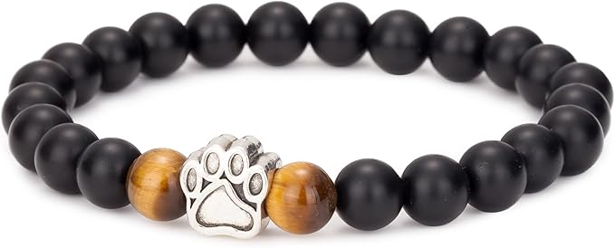 Dog Memorial Gifts - Pet Loss Sympathy Gift, Dog Passing Away Remembrance Bracelet for Men & Women