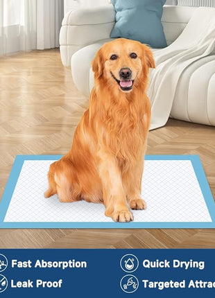 Quilocare 100PCS 28” x 34” Puppy Pads