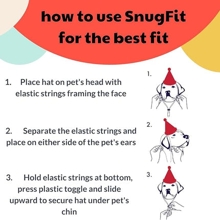 Huxley & Kent Pet Hat | Turkey Tester (Medium) | Fun Thanksgiving Holiday Hat for Dogs/Cats | Cute, Comfortable and Fun | SnugFit Strings for Best Fit