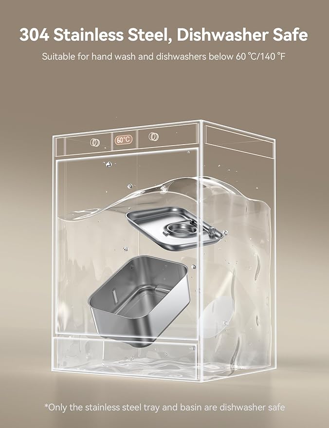 3 Gal Stainless Steel Dog Water Fountain for Large Dog, Pet Water Fountain, Dog Water Bowl Dispenser with Water Level Window, Super Quiet for S-L Dogs and Multi-Pet, Easy to Clean(FN-W13)