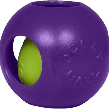 Jolly Pets Teaser Ball Dog Toy, Extra Large/10 Inches, Purple, X - Large/10 Inches (1510 PR)