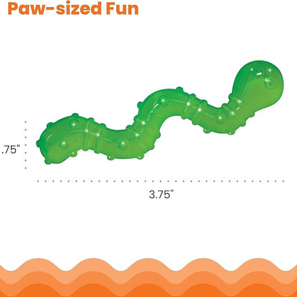 Petstages Orkakat Wiggle Worm Dental Catnip Cat Chew Toy