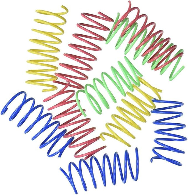 Ethical Pet Spot Colorful Springs, Wide, 10 Pack, Cat Toys