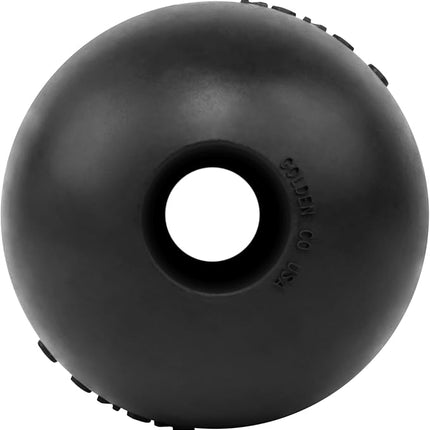 KONG Extreme Ball with Hole - Fetch Toy - Durable Dog Toy for Training, Interactive Playtime & More - Natural Extreme Rubber Ball - Black - for Large Dogs