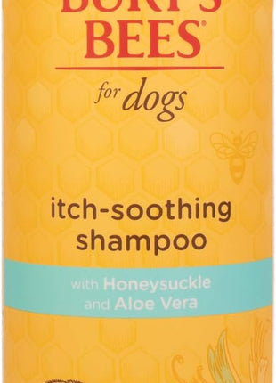 Burt's Bees for Pets Itch Soothing Shampoo with Honeysuckle, 95% Natural Origin Formulas, Dog Cleanser Wash for Itchy Dogs, Skin Relief, 16 oz