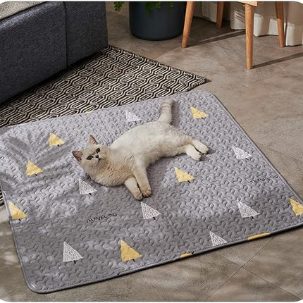 New Upgrade Dog Playpen Mat Crate Mat Puppy Pads,Leak-Proof Dog Crate Pad,Anti-Slip Bottom[PLAYPEN NOT Included ] Reusable Whelping Playpen Crate Reusable Washable Pet Mattress Pad Pet Training Pad