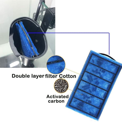 5PCS Filter Cartridges Replacement for Aquarium Internal Filter Accessories, 5 PCS Filter Cartridges