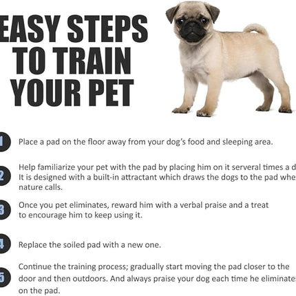 BV Puppy Pads Leak-Proof 50 Count 22"x 22" - Absorbent Pee Pads for Dogs with 6-Layer Design, Rapid Dry Sheet & Built-in Attractant - Dog Pad with Odor Control, Perfect for Puppies & Senior Dogs