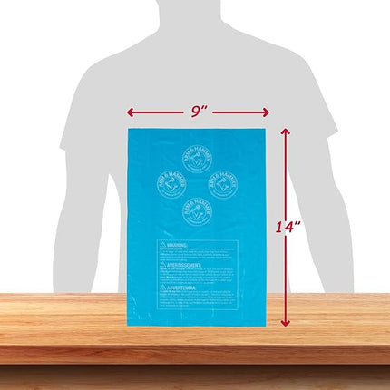 Arm & Hammer Durable Disposable Dog And Cat Waste Bags With Activated Baking Soda, 180 Dog Poop Bags, 9 x 14 Inches, Blue (Pack of 2)