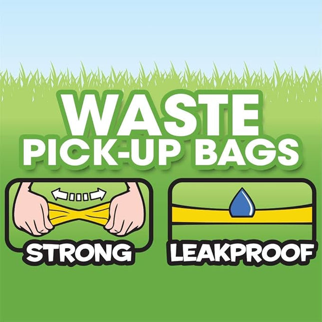 Bags on Board Odor Control Dog Poop Bags | Ocean Breeze Scent | 9 x14 Inches, 140 Waste Pickup Bags (3203940043)