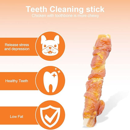 Dog Treats Biscuits Chicken and Teeth Cleaning Sticks Puppy Training Treats 1 lb/454g