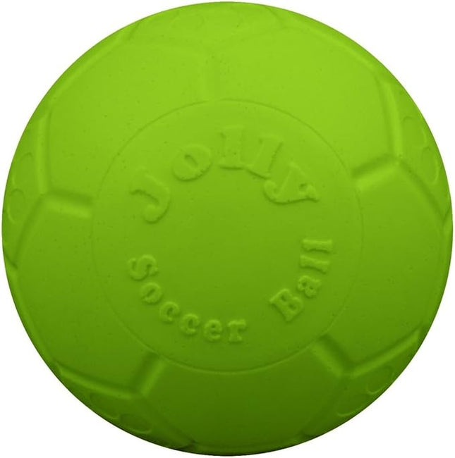 Jolly Pets Medium Soccer Ball Floating-Bouncing Dog Toy, 6 inch Diameter, Apple Green (SB06 GR)