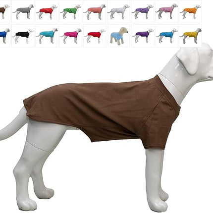 Lovelonglong Bulldog Clothes Dog Clothing Blank T-Shirt Tee Shirts for French Bulldog English Bulldog American Pit Bull Pugs 100% Cotton Skin Care Coffee B-M