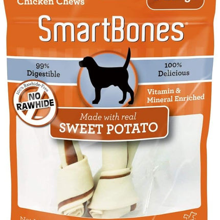 SmartBones Large Chews, Treat Your Dog to a Rawhide-Free Chew Made With Real Meat and Vegetables 3 Count (Pack of 1)