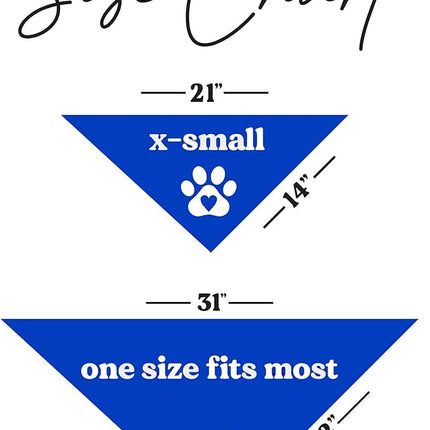 Big Brother Heart Paw Dog Bandana | 100% Cotton Adjustable Triangle | Pregnancy Announcement Photoshoot Prop | New Baby | Made in USA | Matching Family | Royal One Size (87)