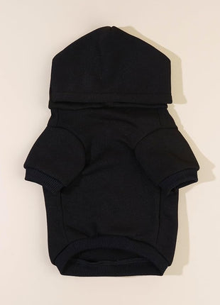 QWINEE Cartoon Bear Print Cat Hoodie Breathable Stretchy Sweatshirts with Hat Warm Cat Clothes for Small Medium Large Cats Dogs Multicolor M