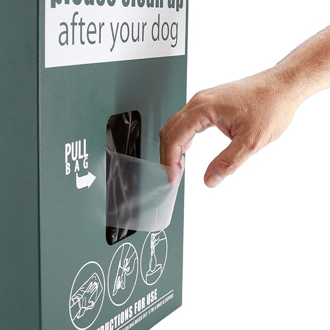 Zero Waste USA® 3,200 Commercial ONEpul® dog waste header bags - 30% larger than standard rolls - (32 headers of 100 bags = 3,200 bags)