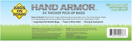 Bags on Board Dog Poop Bags - Extra Thick Waste Pickup Bags with Easy Tie Handles - Easy Dispensing Drawer Pack - 200 Count (Pack of 4)