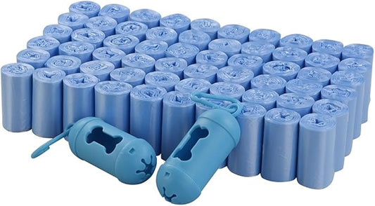 Poop Bags-Dog Waste Bags, 60 Rolls /1200 Counts Doggy Poop Bags, Unscented + 2 Dispensers
