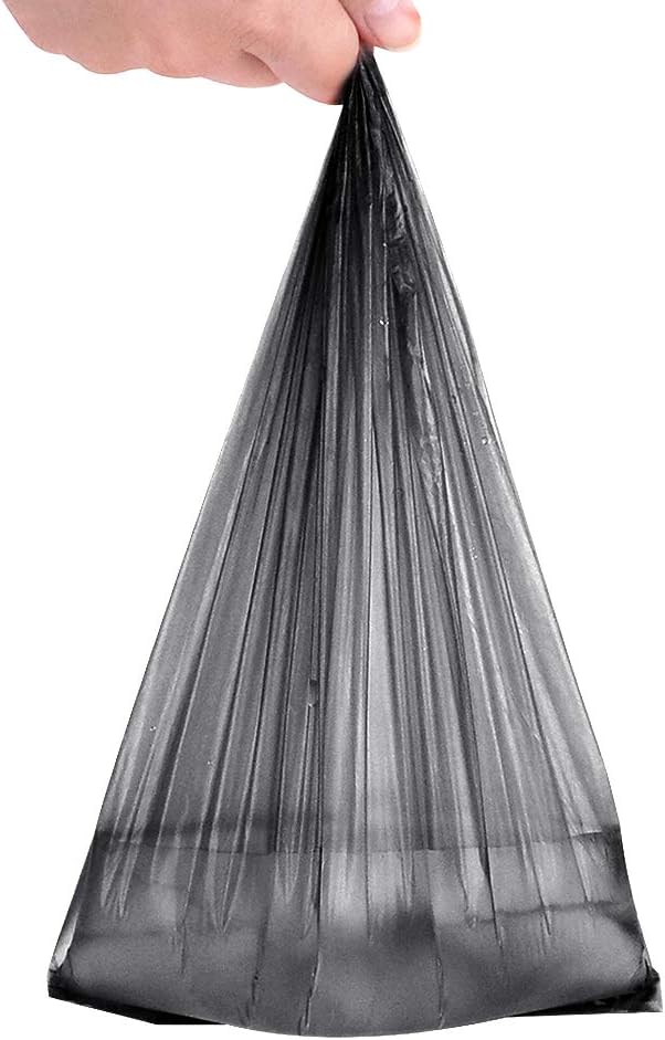 Dog Poop Bags Dispenser with Carabiner Clip, Doggy Poop Bag Holders for Leashes Include 1 Roll (15 Bags) Leak-Proof Large Lavender Scented Doggie Pet Waste Bags,Dog Accessories, Black