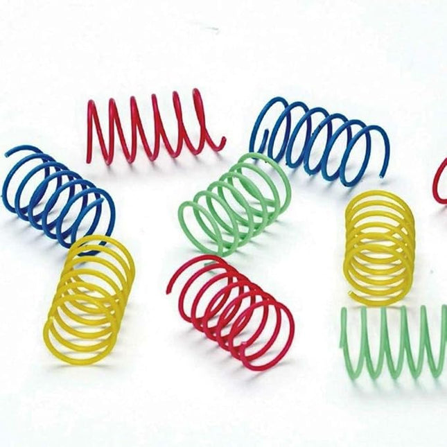 Ethical Pet Spot Colorful Springs, Wide, 10 Pack, Cat Toys