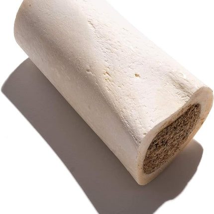 Jack&Pup 3-4" Filled Dog Bones for Small and Large Dogs, Flavored Shin Dog Bones Long Lasting, Stuffed Bone for Dogs, High Protein, Peanut Butter Flavor - 4 Pack