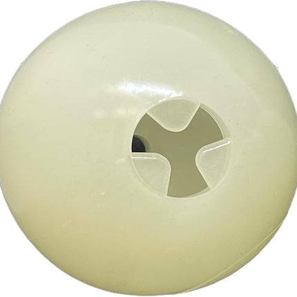 SodaPup Glow Ball – Durable Dog Treat Dispenser & Chew Toy Made in USA from Non-Toxic, Pet Safe, Food Safe Natural Rubber for Mental Stimulation, Problem Chewing, Calming Nerves & More