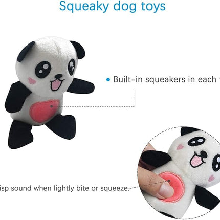 LEGEND SANDY Squeaky Plush Dog Toy Pack for Puppy, Small Stuffed Puppy Chew Toys 12 Dog Toys Bulk with Squeakers, Cute Soft Pet Toy for Small Medium Size Dogs