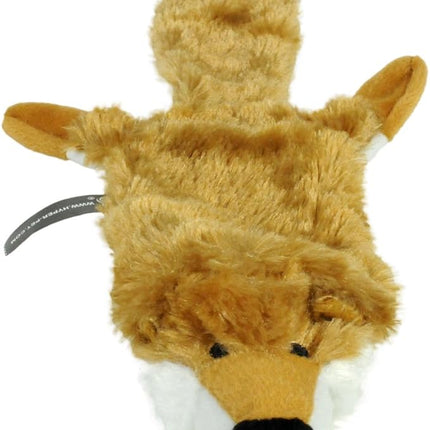 Hyper Pet Critter Skinz Fox Plush Dog Toy with Squeaker, Large