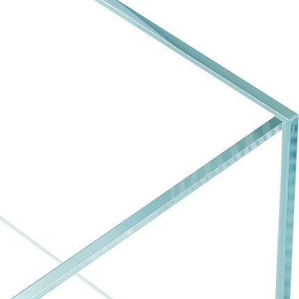 LANDEN 90L 10.8 Gal Rimless Low Iron Aquarium Long Fish Tank, Bookshelf Aquarium, W35.4×D7.87×H9.84 in(90x20x25cm) 6mm Thickness with Black Nano Foam Leveling mat Included