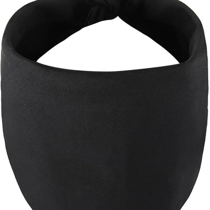 Blank Dog Bandanas Small -1PCS, DIY Solid Black Triangle Scarf Premium Cotton Handkerchief or Bib, Personalized Design Birthday/Party Fun Idea Gift for S&XS Pets