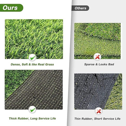 Artificial Grass, 19.7”x 39.4" Dog Pee Pads, Professional Dog Potty Training Rug, Grass Mat with Drainage Holes, Pet Turf Indoor Outdoor Flooring Fake Grass Doormat-Easy to Clean (19.7”x 39.4")