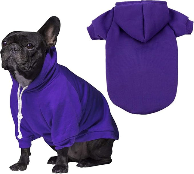 Blank Dog Sweatshirt Pet Hoodie for Medium Dogs Doggie Clothes