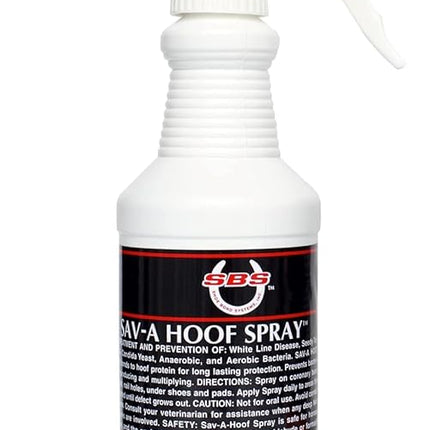 SBS Equine Spray | Hoof Treatment Provides Antiseptic Barrier Against Infection | Fights Hoof iIlness | Long-Lasting (16 Fluid Oz Spray)