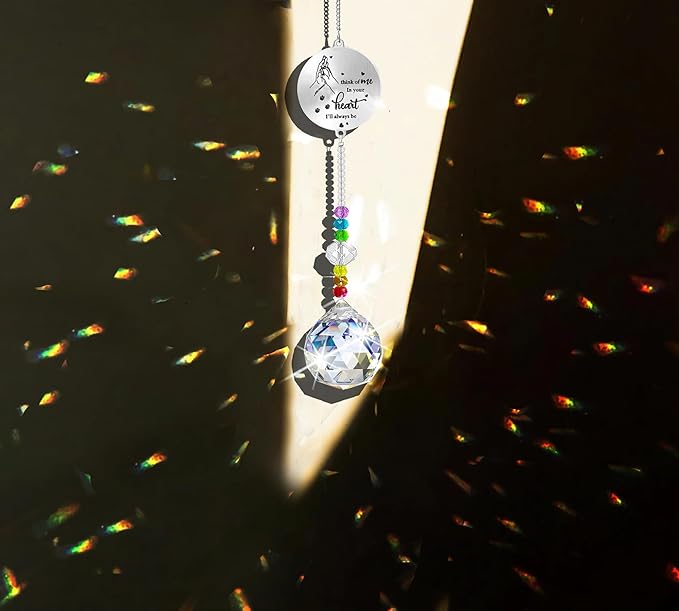 Dog Memorial Gifts for Loss of Dog, Pet Sympathy Crystal Window Memorial Suncatcher,Bereavement Gift Sun Catcher,Remembrance Pet Passing Away Loss Gifts (D)