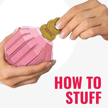 KONG Puppy Activity Ball - Soft & Durable Natural Puppy Rubber Dog Toy - Chew Toy for Teething Puppies - Eases Aching Teeth & Gums - for Medium Puppies - Randomly Provided Color