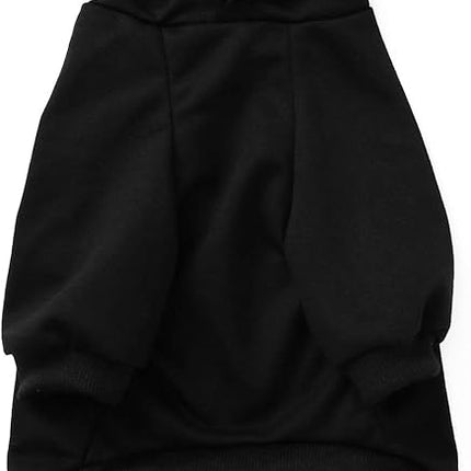 Halloween Pet Dog Cat Skull Hoodies Glowing Skeleton Bones Costume Outfit for Dogs Cats (M)