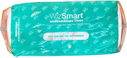 WizSmart Heavyweight Dog Pee Pads for Large Dogs, Puppies, Seniors – Ultra Absorbent, Leak Proof, Odor Control, Quick Dry, XL Training Pads with Stay Put Tabs – 23.5" x 31.5", 14 Cup Capacity