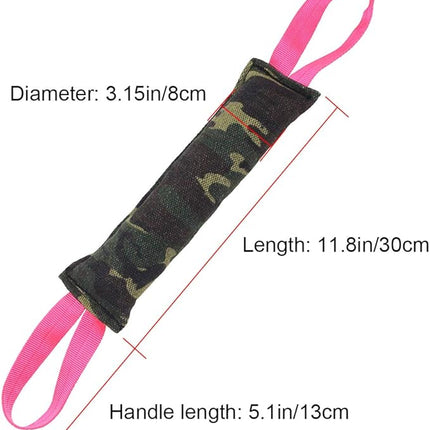 Storystore Dog Tug Toy Dog Training Bite Pillow Jute Bite Toy - Best for Tug of War, Puppy Training Interactive Play - Interactive Toys for Small and Medium Dogs