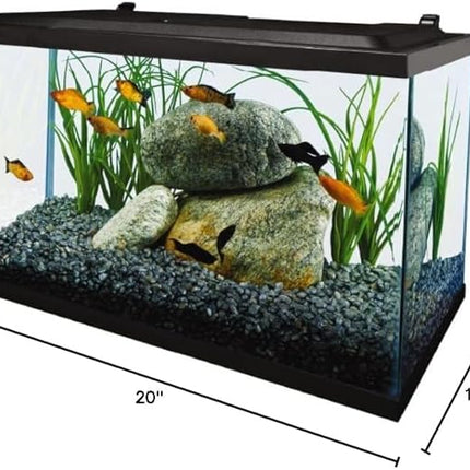 Tetra Aquarium, 10 Gallon, Complete Tropical Fish Tank Kit with LED Lighting for Freshwater Fish